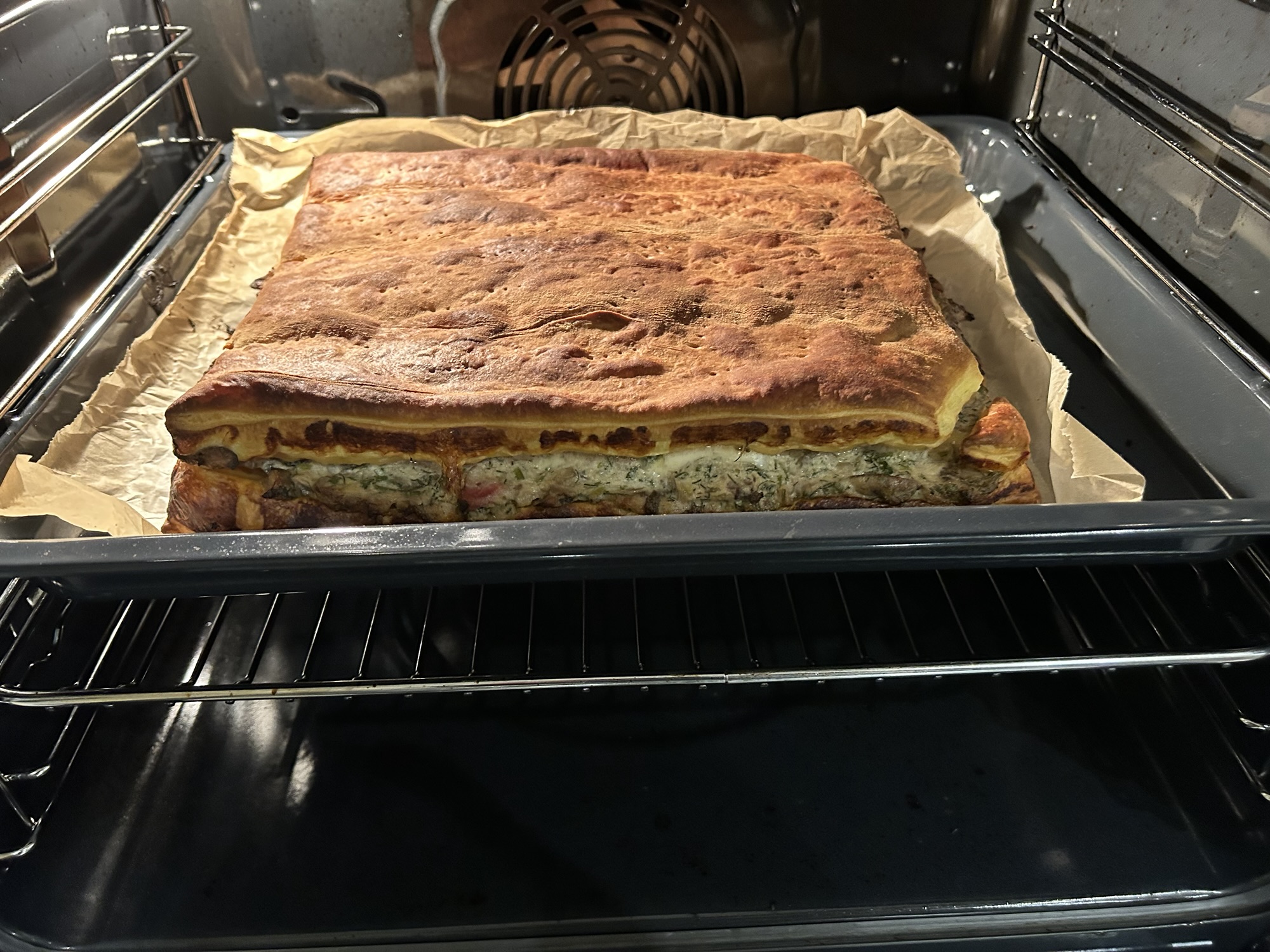 Ce am mai gătit : plăcintă cu ciuperci